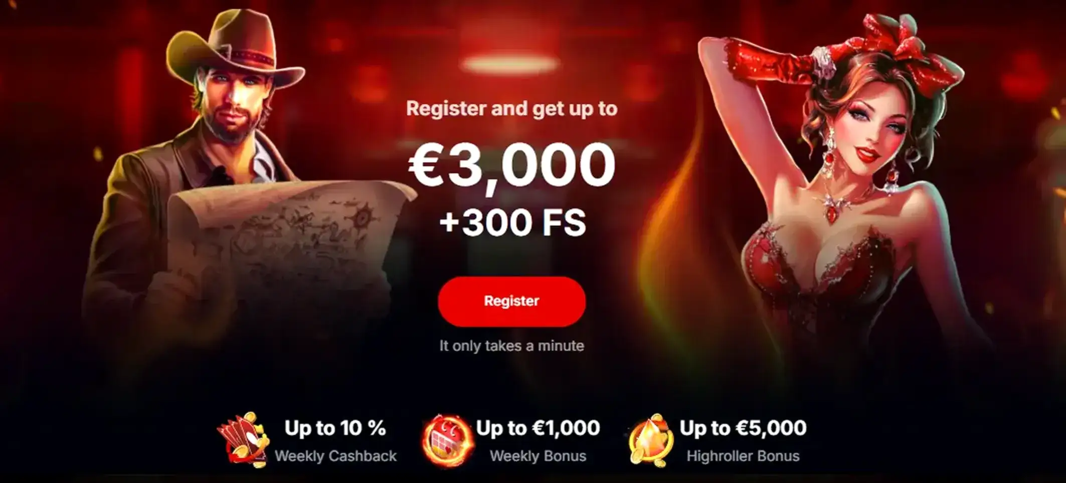 Yep Casino Boni – 3000 € + 300 Freispiele